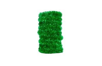 Ghirlandă din beteală 6cm verde metalizat, 2 m – fotografie originală de produs
