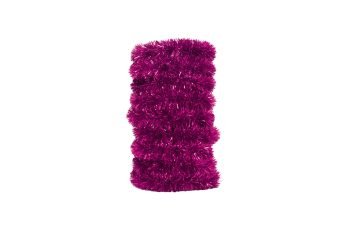 Ghirlandă de beteală 6cm magenta metalizat, 2 m – fotografie originală a produsului