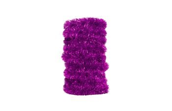Ghirlandă din beteală 6cm violet metalizat, 2 m – fotografie originală de produs