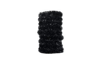 Ghirlandă din beteală 6cm negru metalizat, 2 m – fotografie originală a produsului