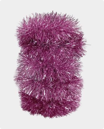 Ghirlandă beteală 9cm Magenta Metalic - ALEKBG