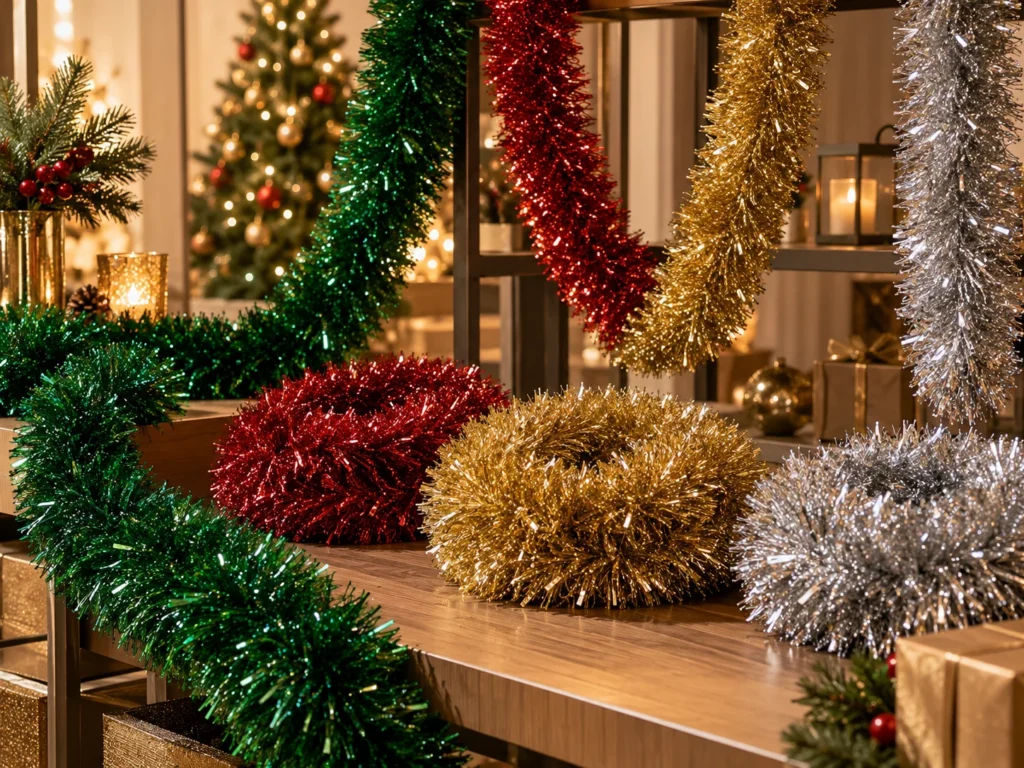 Ghirlande de tinsel fabricate de ALEKBG în Bulgaria