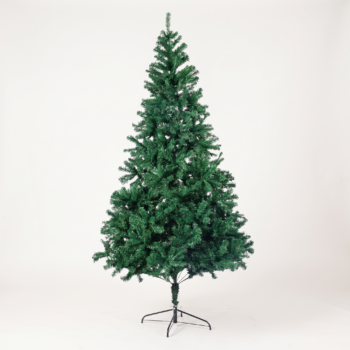Brad de Crăciun Classic Green de 150 cm, neîmpodobit, pe fundal alb de studio